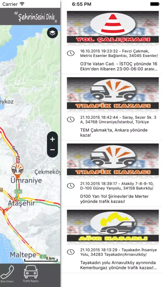 Capturas de pantalla de Radyo Trafik