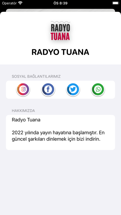 Screenshot di Radyo Tuana