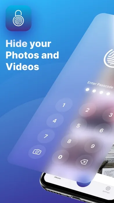 Capturas de tela do Hidden photo vault Keep Secret