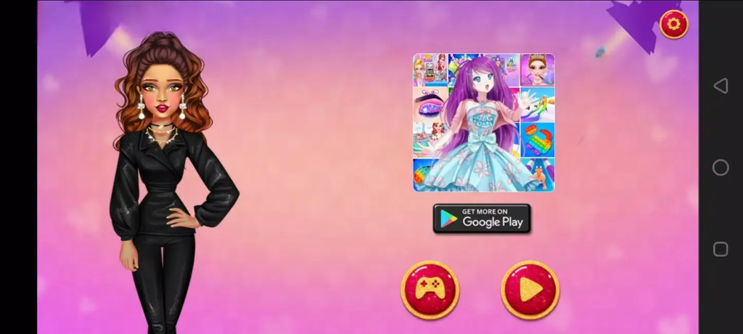 Capturas de tela do Girl games Dress-up and makeup