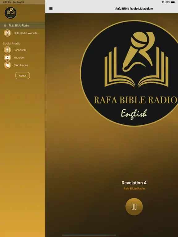 Rafa Bible Radio English iPad  スクリーンショット