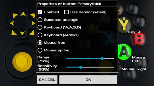Captures d'écran de Gamepad Joystick MAXJoypad