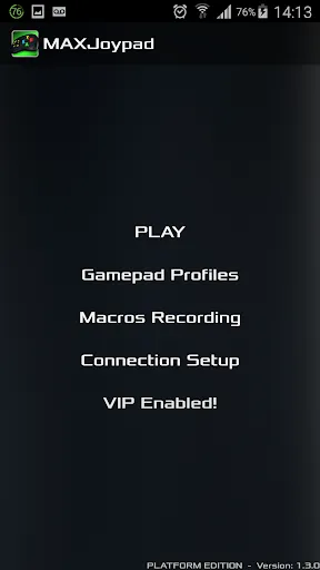 Captures d'écran de Gamepad Joystick MAXJoypad