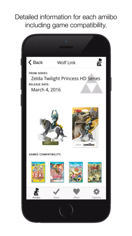 Capturas de tela do Collect for amiibo