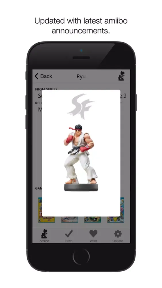 Capturas de tela do Collect for amiibo