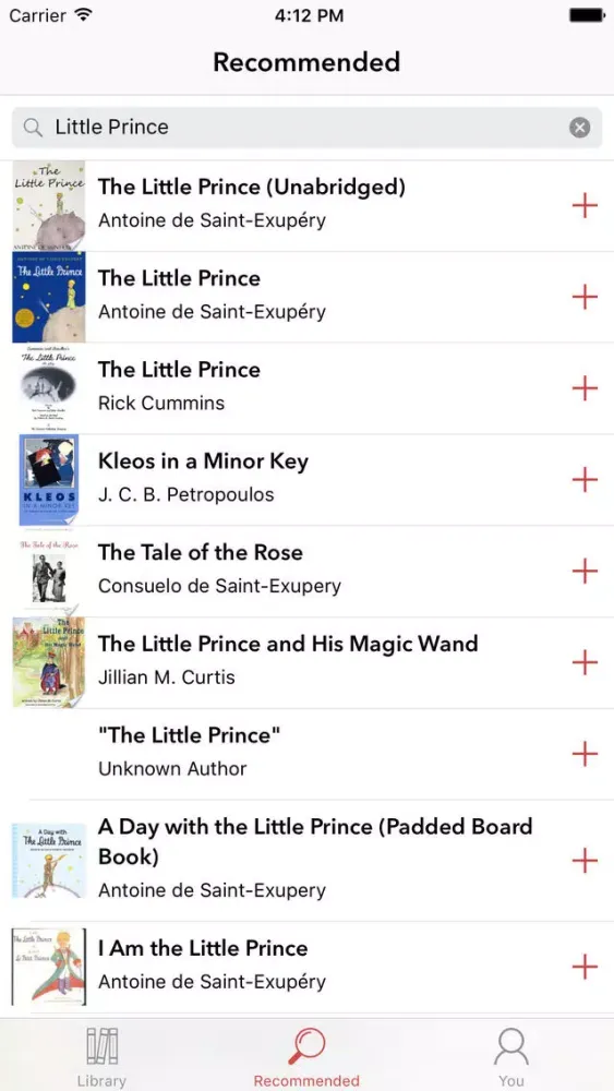 Capturas de tela do Reading List : keep track of your books