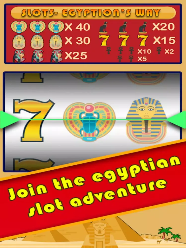 Capturas de pantalla de Surf Slot Egyption's Way - BEST CASINO iPad 
