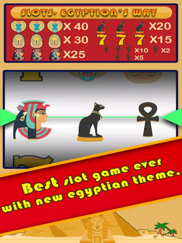 Capturas de pantalla de Surf Slot Egyption's Way - BEST CASINO iPad 