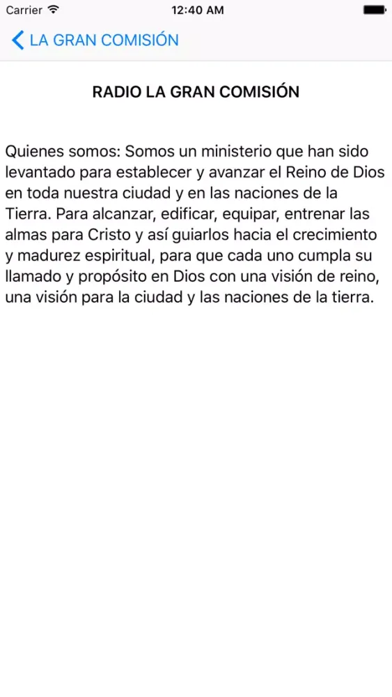 تصاویر RADIO LA GRAN COMISIÓN
