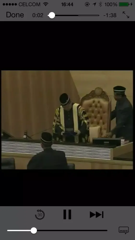Tangkapan layar MY Parlimen