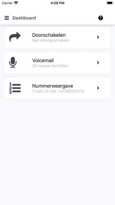 Zrzuty ekranu Pulse - Zakelijke telefonie