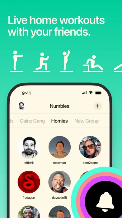 Zrzuty ekranu Numbies: Work Out with Friends