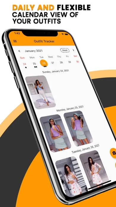 Скриншоты Outfit Tracker: Diary Planner