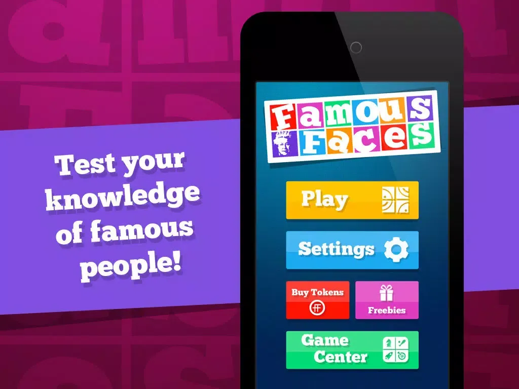 Ảnh chụp màn hình của Ultimate Quiz - Famous Faces and Celebrities iPad 