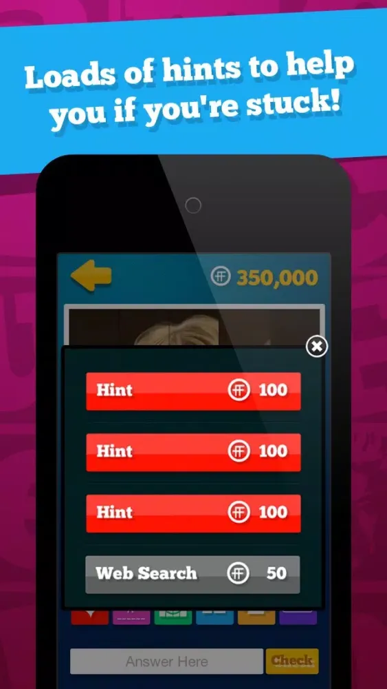 Ảnh chụp màn hình của Ultimate Quiz - Famous Faces and Celebrities