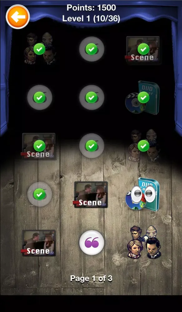 Tangkapan layar TV Quiz ◉