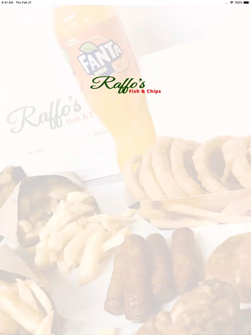Raffo's Fish & Chips iPad  スクリーンショット