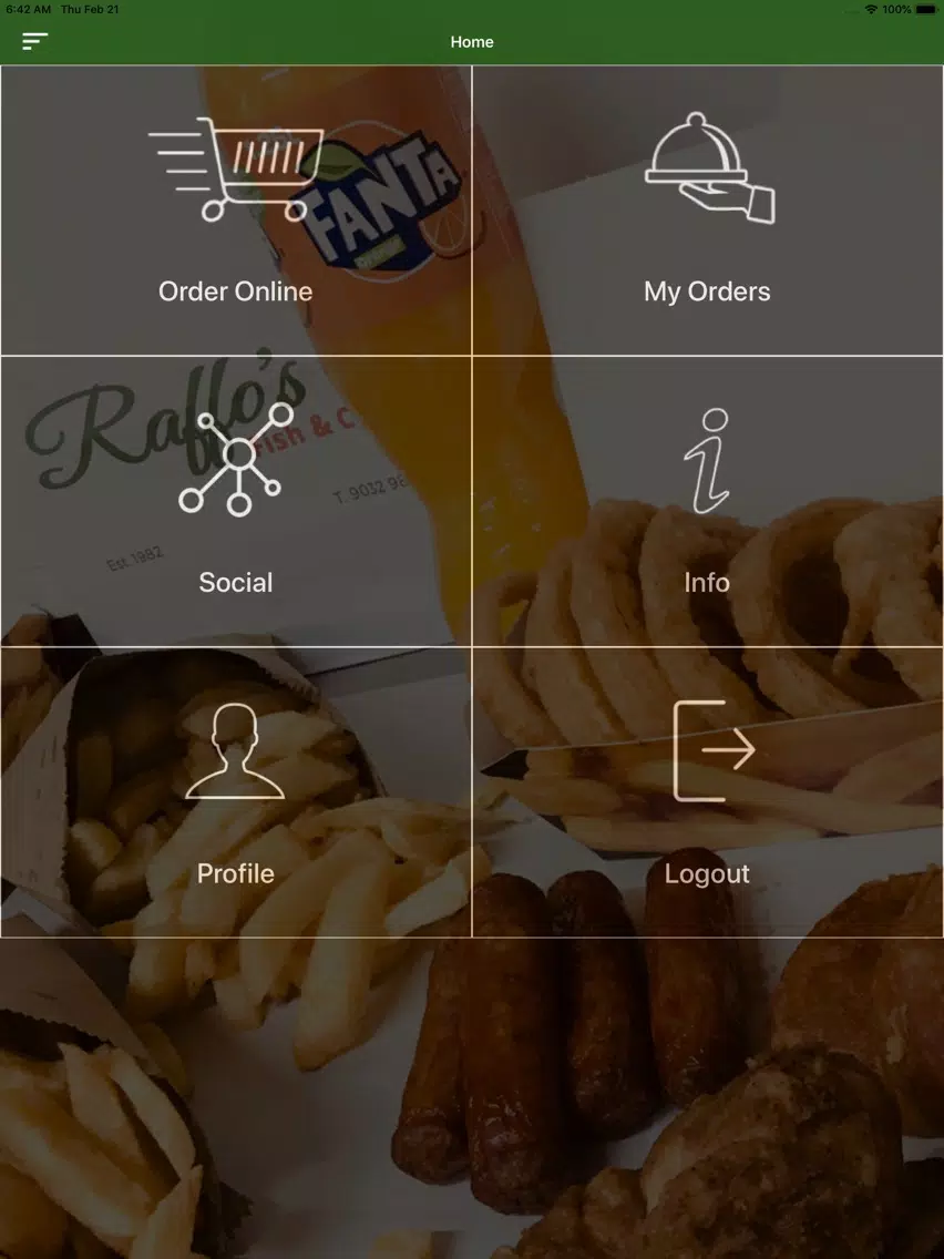 Raffo's Fish & Chips iPad  スクリーンショット
