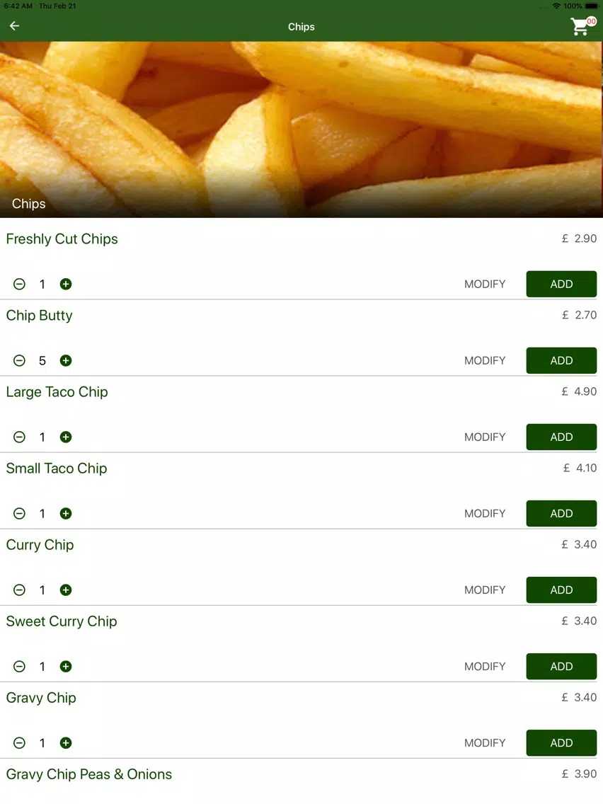 Raffo's Fish & Chips iPad  スクリーンショット