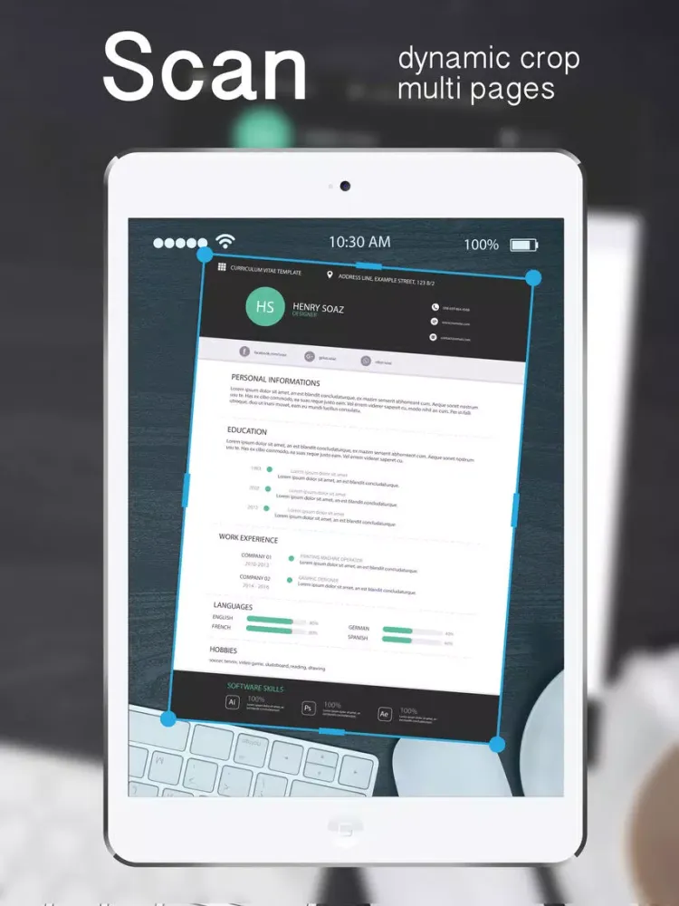 Screenshot di Scanner - Scan Document To PDF iPad 