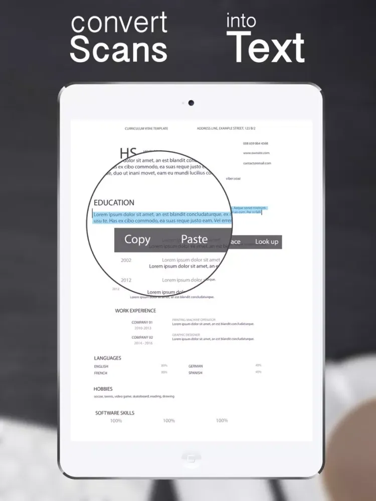Screenshot di Scanner - Scan Document To PDF iPad 