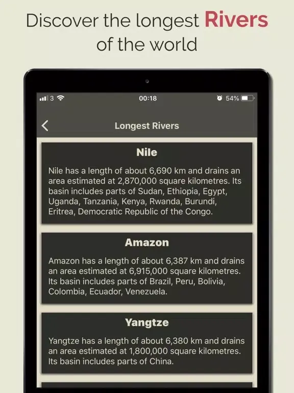 Discover Countries iPad  スクリーンショット