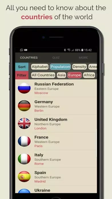 Discover Countries スクリーンショット