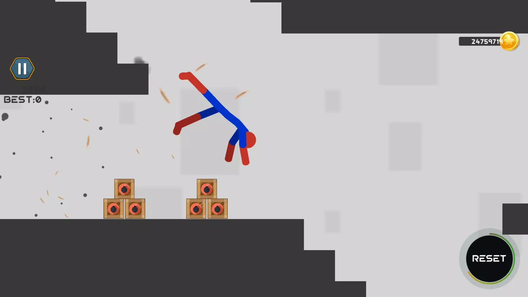Stickman Dismount Ragdoll Game Screenshots