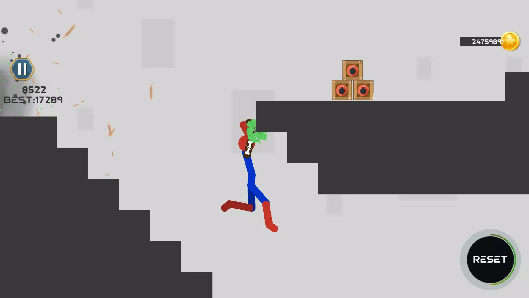 Stickman Dismount Ragdoll Game Screenshots