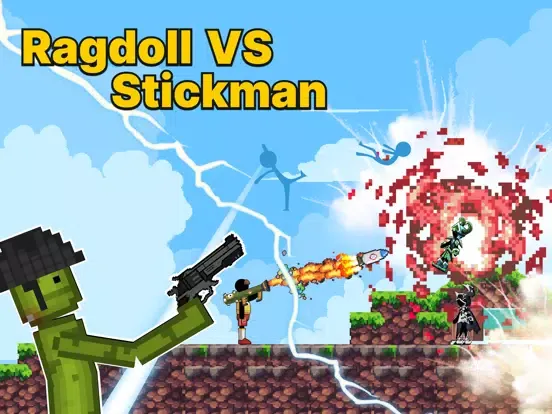 Скриншоты Ragdoll Playground vs Stickman iPad 
