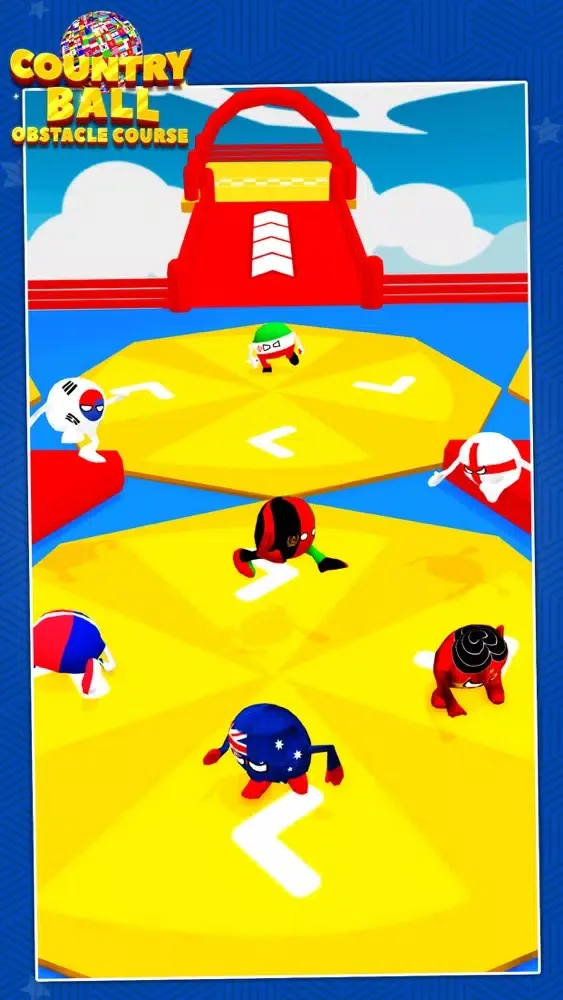 Country Balls Obstacle Course স্ক্রিনশট