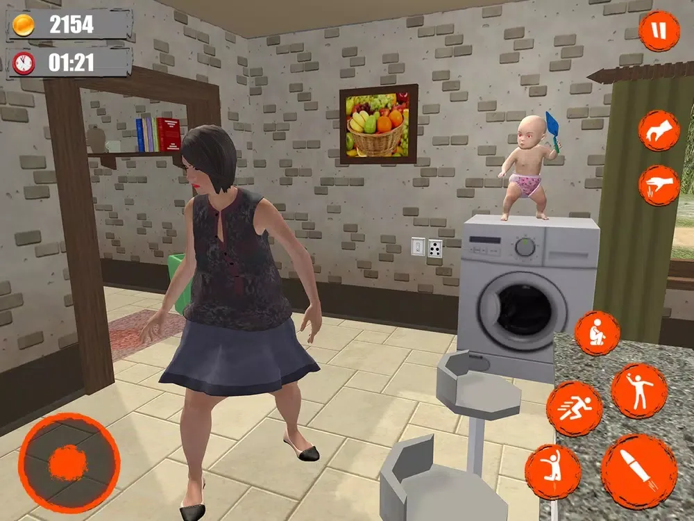 Mom Life vs Evil Baby Games iPad 应用截图