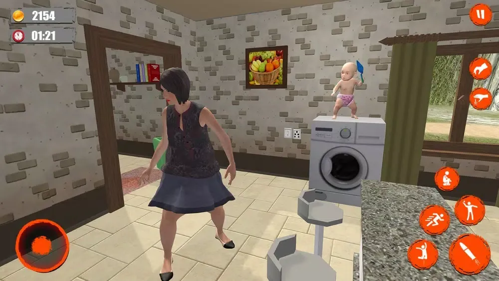 Mom Life vs Evil Baby Games应用截图