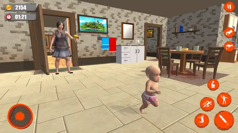 Mom Life vs Evil Baby Games应用截图
