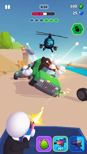 Rage Road - Car Shooting Game Screenshots