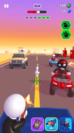 Rage Road - Car Shooting Game Screenshots