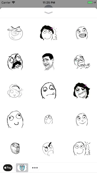 Capturas de pantalla de Rage Comic Memes Sticker
