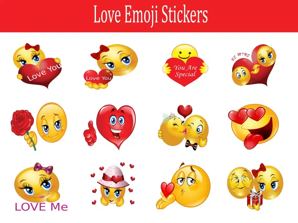 Love Valentine's Stickers Pack iPad 應用截圖