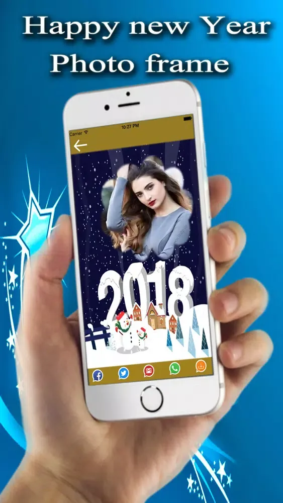 New Year Photo Frames 2018 स्क्रीनशॉट