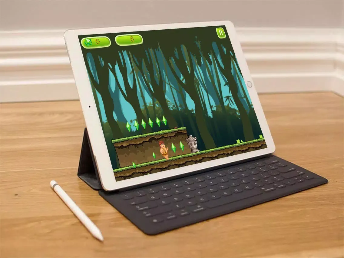 wilderness boy sprint in the forest - the jungle book version 0 iPad  Ekran Görüntüleri