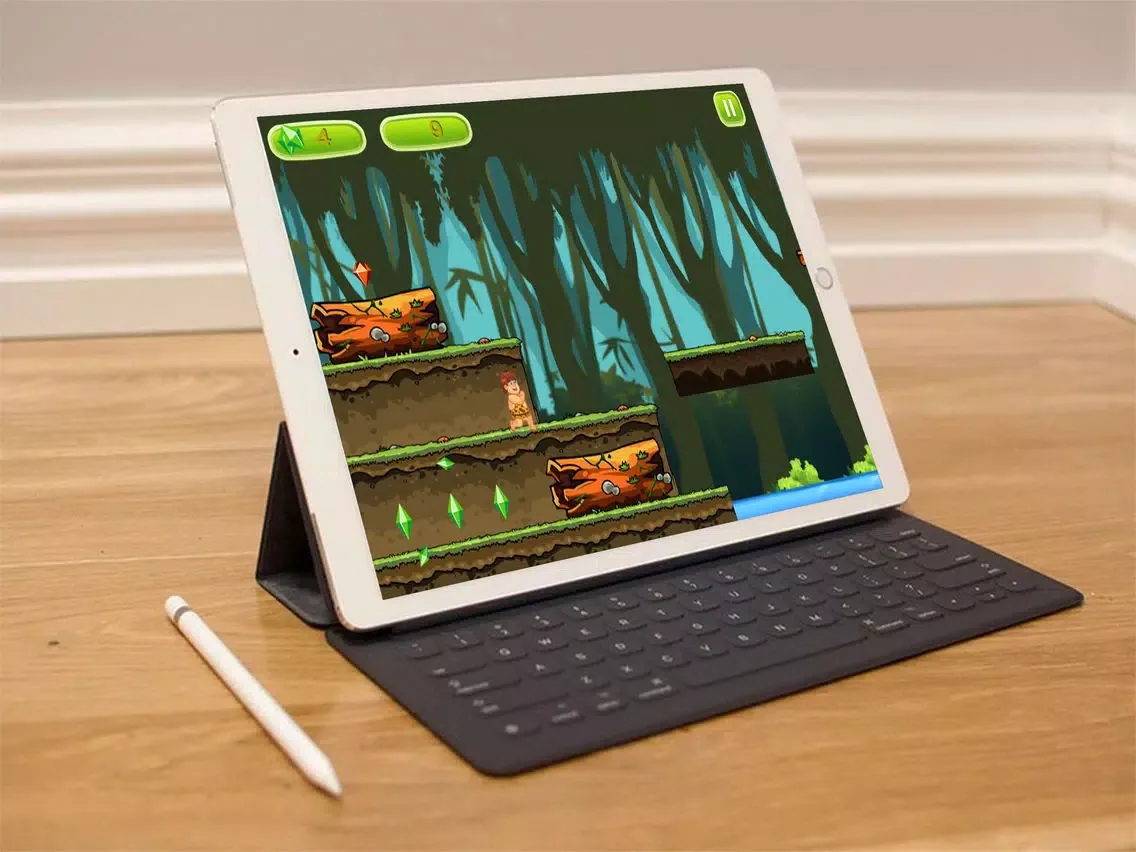 wilderness boy sprint in the forest - the jungle book version 0 iPad  Ekran Görüntüleri