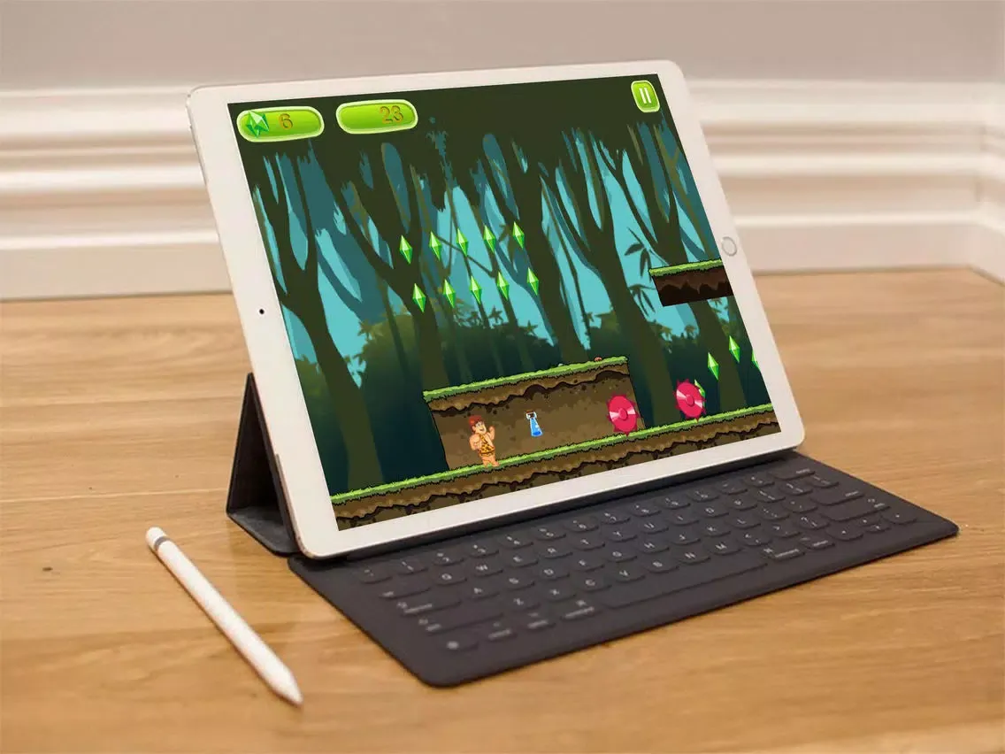 wilderness boy sprint in the forest - the jungle book version 0 iPad  Ekran Görüntüleri