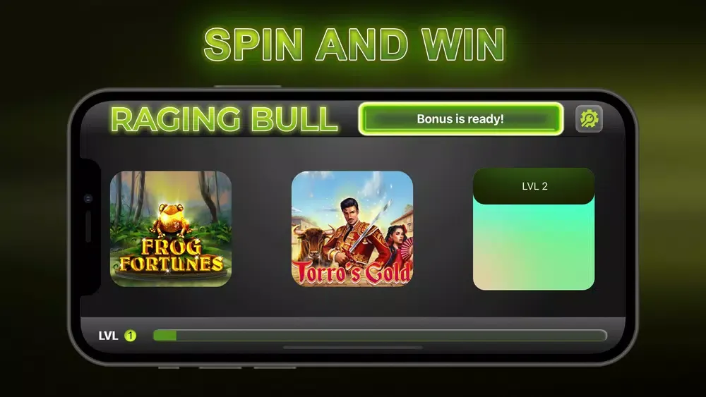 Capturas de tela do Raging Bull Casino