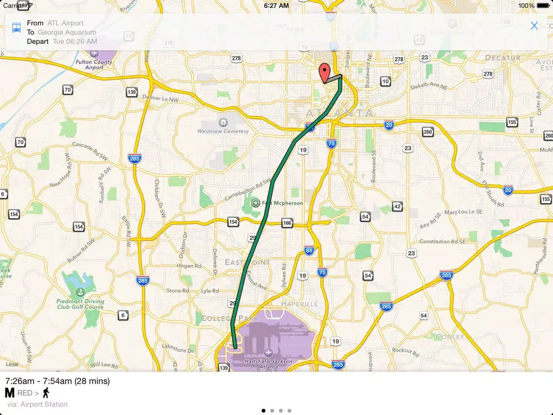 Screenshot di Transit Tracker - Atlanta iPad 