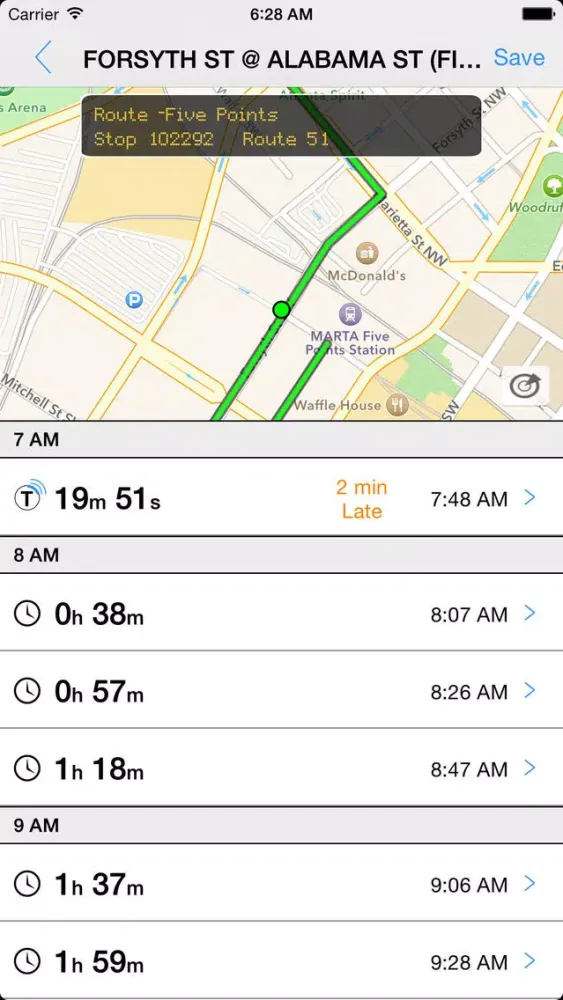 Screenshot di Transit Tracker - Atlanta