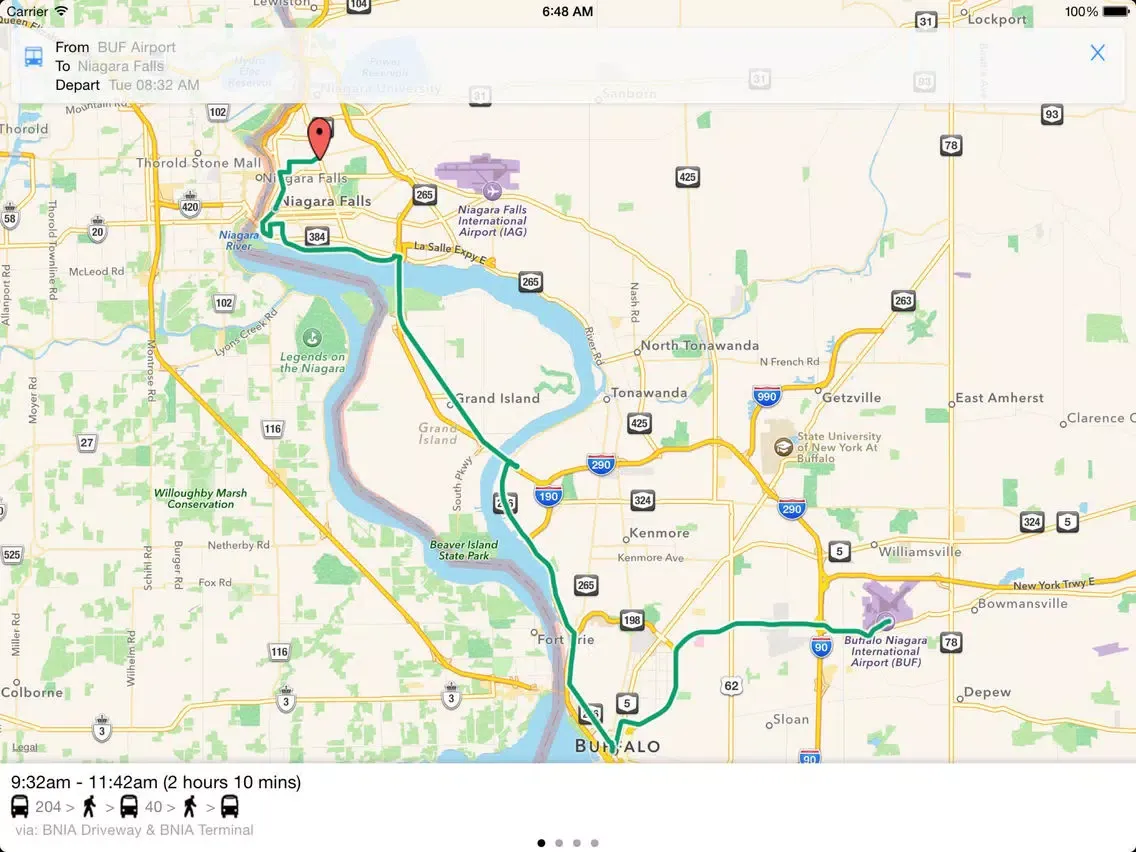 Screenshot di Transit Tracker - Buffalo iPad 