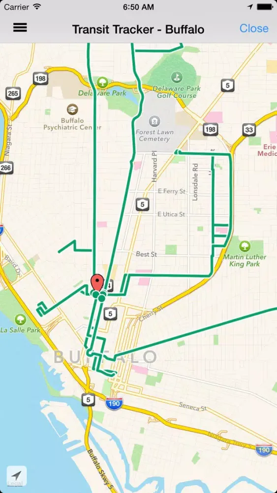 Screenshot di Transit Tracker - Buffalo