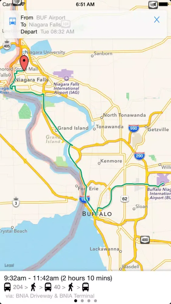 Screenshot di Transit Tracker - Buffalo