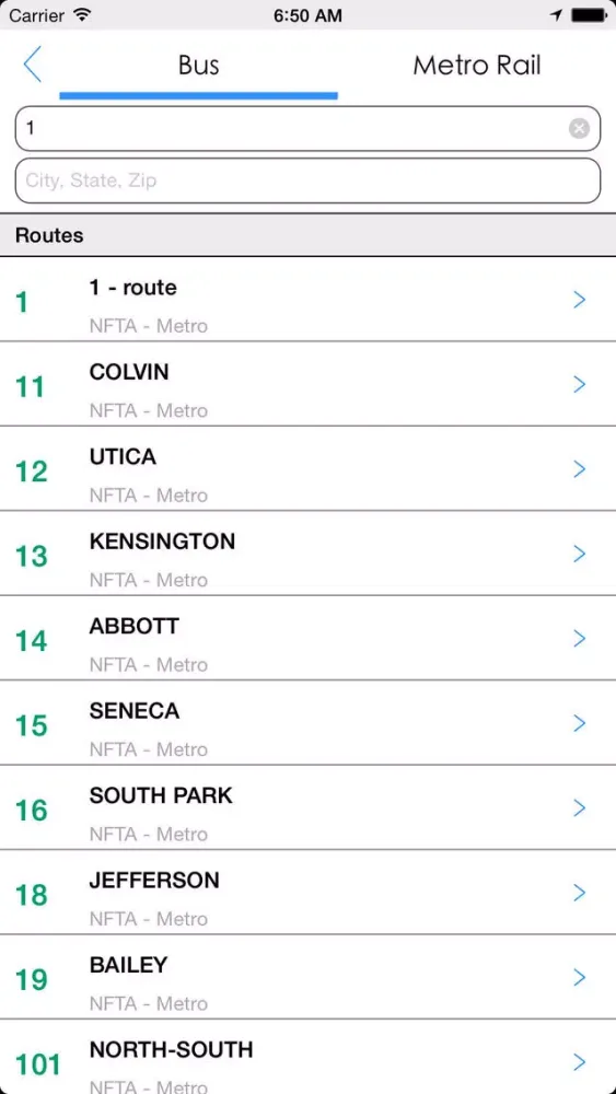 Screenshot di Transit Tracker - Buffalo