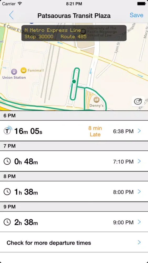 Capturas de pantalla de Transit Tracker - Los Angeles